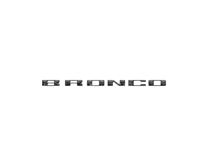 Passenger Dash Letter Inserts Fits 2025-2025 Ford Bronco Sport