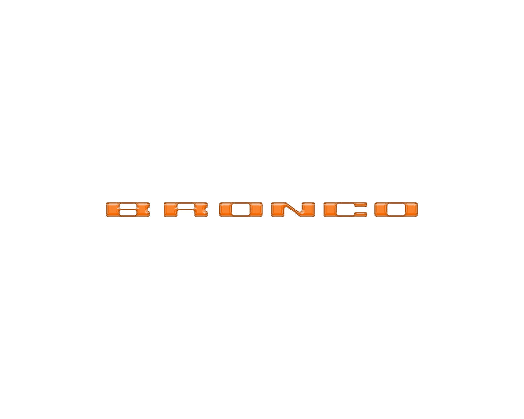 Passenger Dash Letter Inserts Fits 2025-2025 Ford Bronco Sport