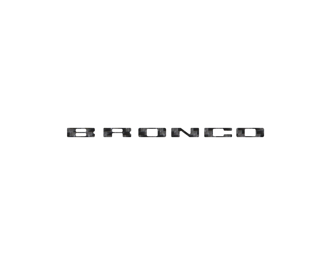 Passenger Dash Letter Inserts Fits 2025-2025 Ford Bronco Sport