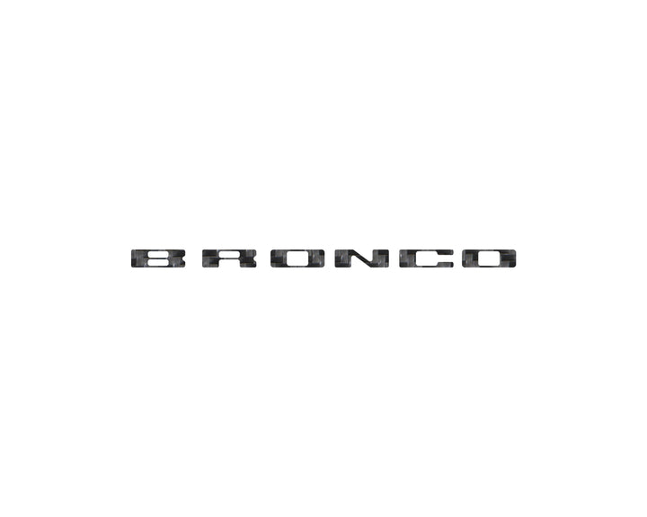 Passenger Dash Letter Inserts Fits 2025-2026 Ford Bronco Sport
