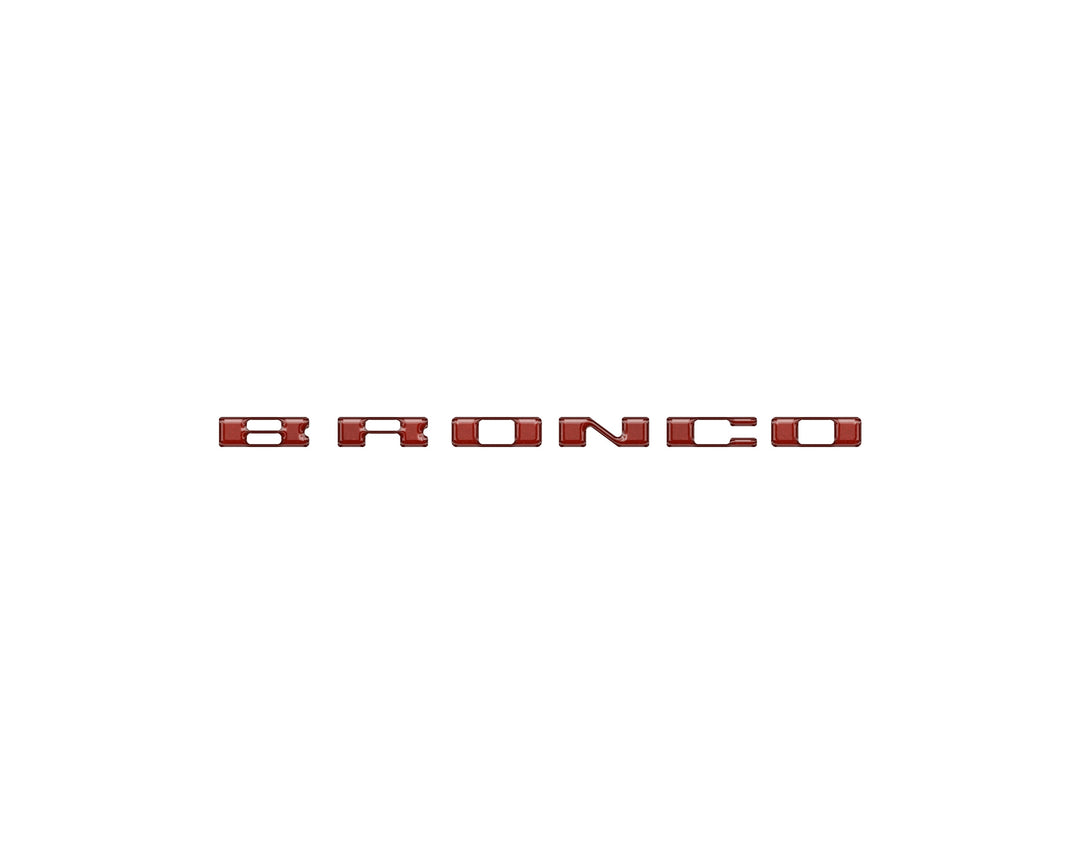 Passenger Dash Letter Inserts Fits 2025-2025 Ford Bronco Sport