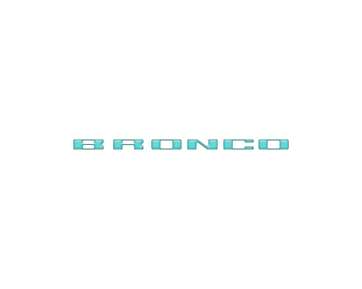Passenger Dash Letter Inserts Fits 2025-2025 Ford Bronco Sport
