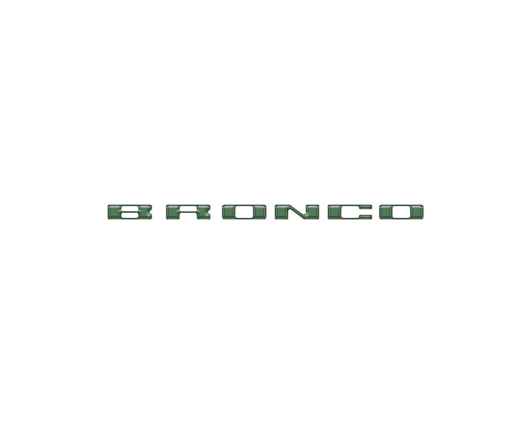 Passenger Dash Letter Inserts Fits 2025-2025 Ford Bronco Sport