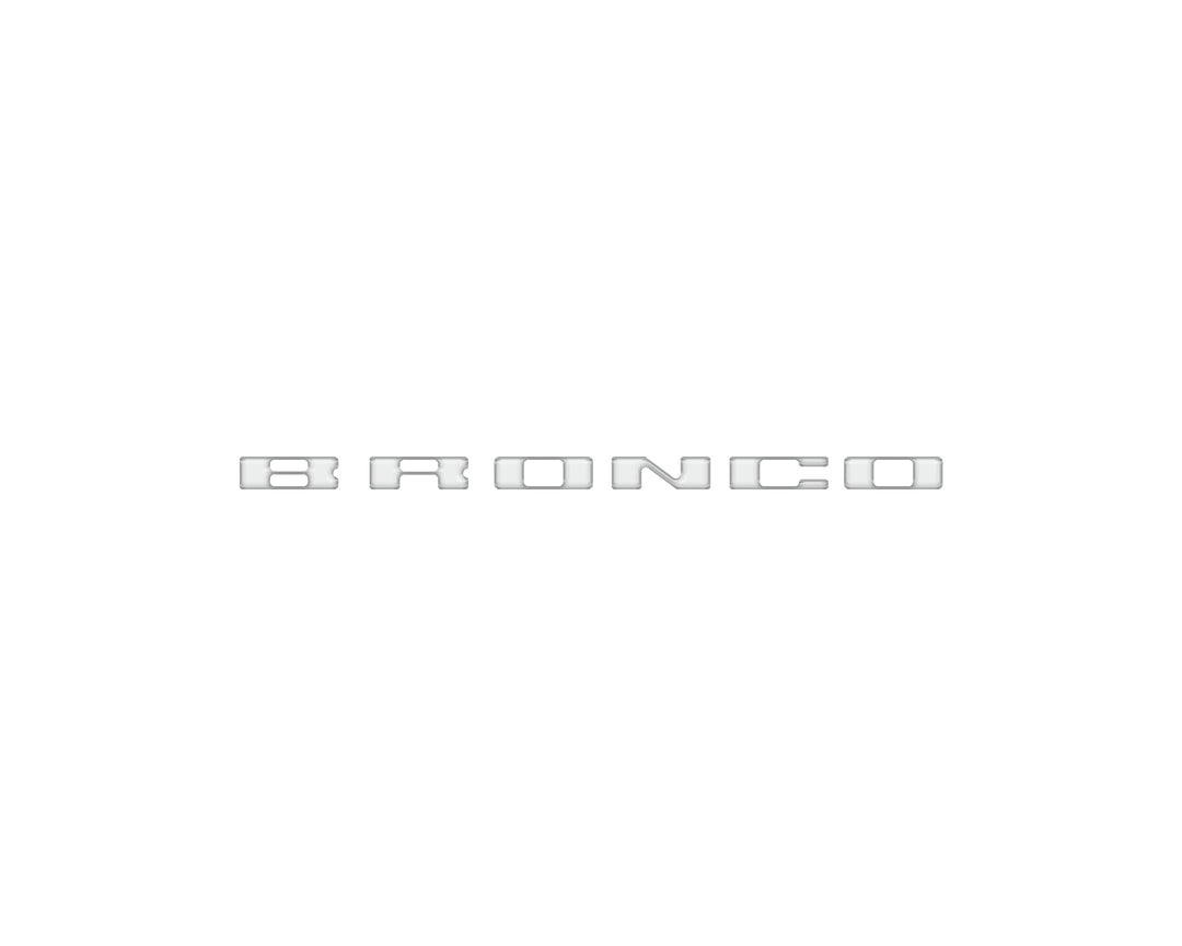 Passenger Dash Letter Inserts Fits 2025-2025 Ford Bronco Sport