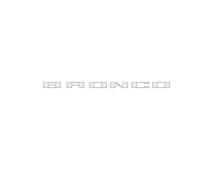 Passenger Dash Letter Inserts Fits 2025-2025 Ford Bronco Sport