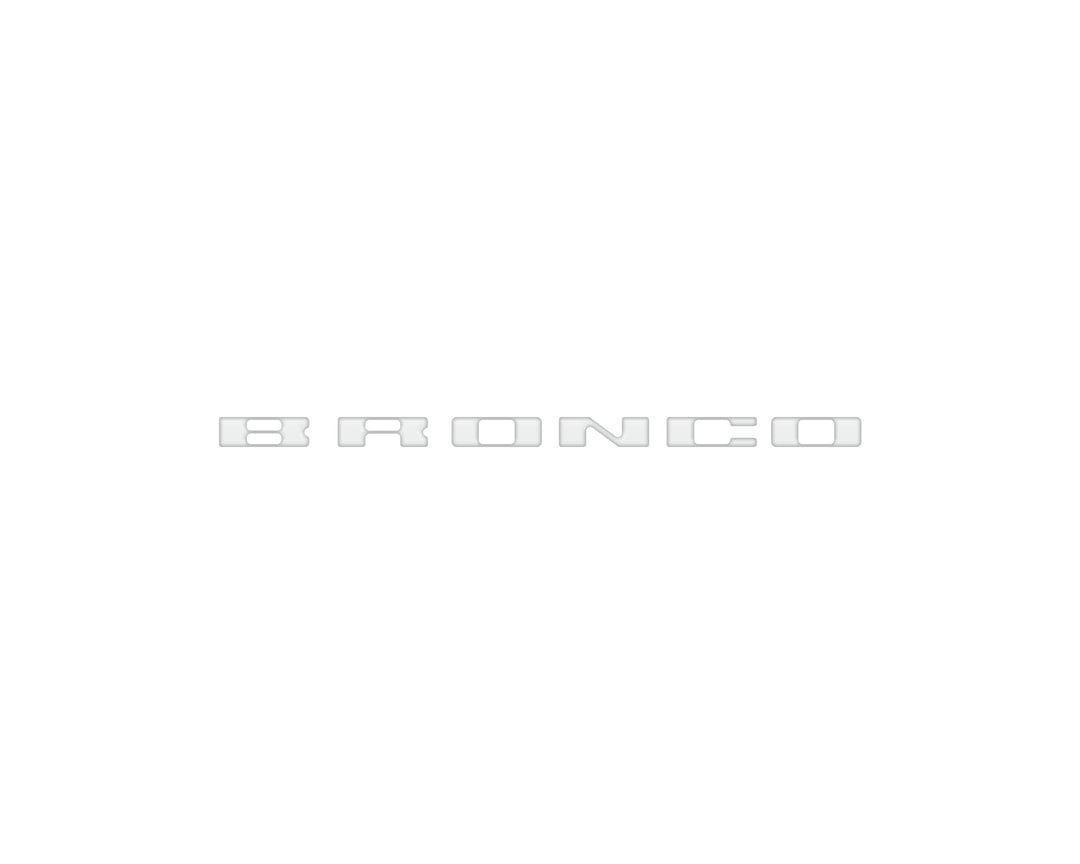 Passenger Dash Letter Inserts Fits 2025-2025 Ford Bronco Sport