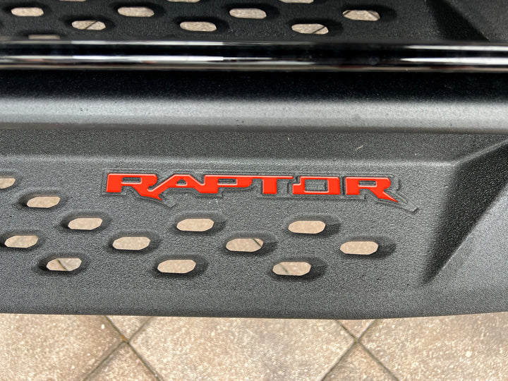 Raptor Running Board Letter Overlays Fits 2022-2025 Ford Bronco Raptor