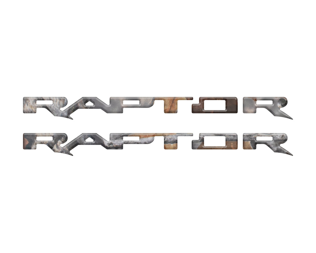 Raptor Running Board Letter Overlays Fits 2022-2025 Ford Bronco Raptor