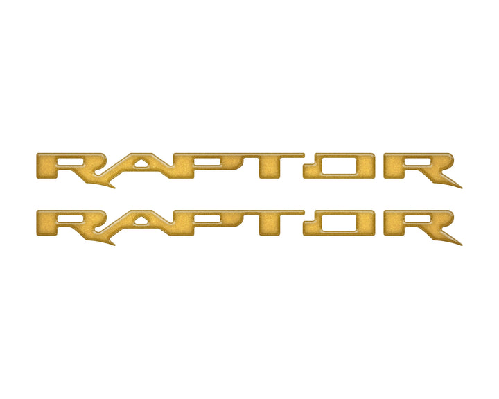 Raptor Running Board Letter Overlays Fits 2022-2025 Ford Bronco Raptor