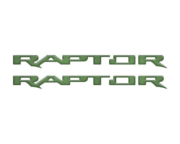 Raptor Running Board Letter Overlays Fits 2022-2025 Ford Bronco Raptor