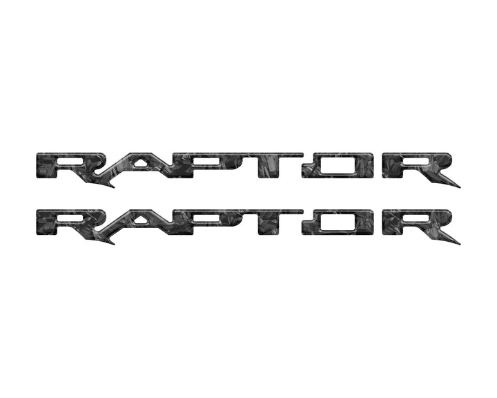 Raptor Running Board Letter Overlays Fits 2022-2025 Ford Bronco Raptor