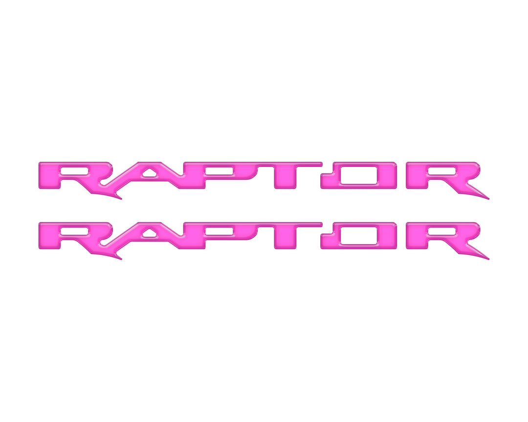 Raptor Running Board Letter Overlays Fits 2022-2025 Ford Bronco Raptor