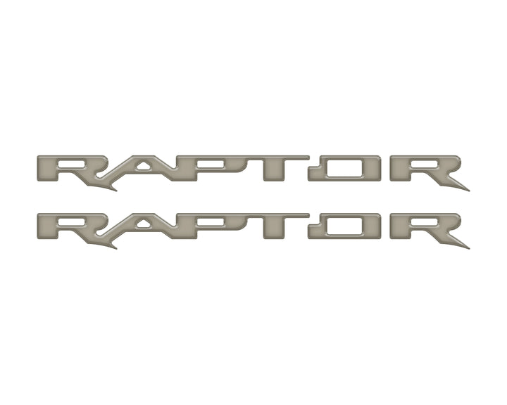 Raptor Running Board Letter Overlays Fits 2022-2025 Ford Bronco Raptor