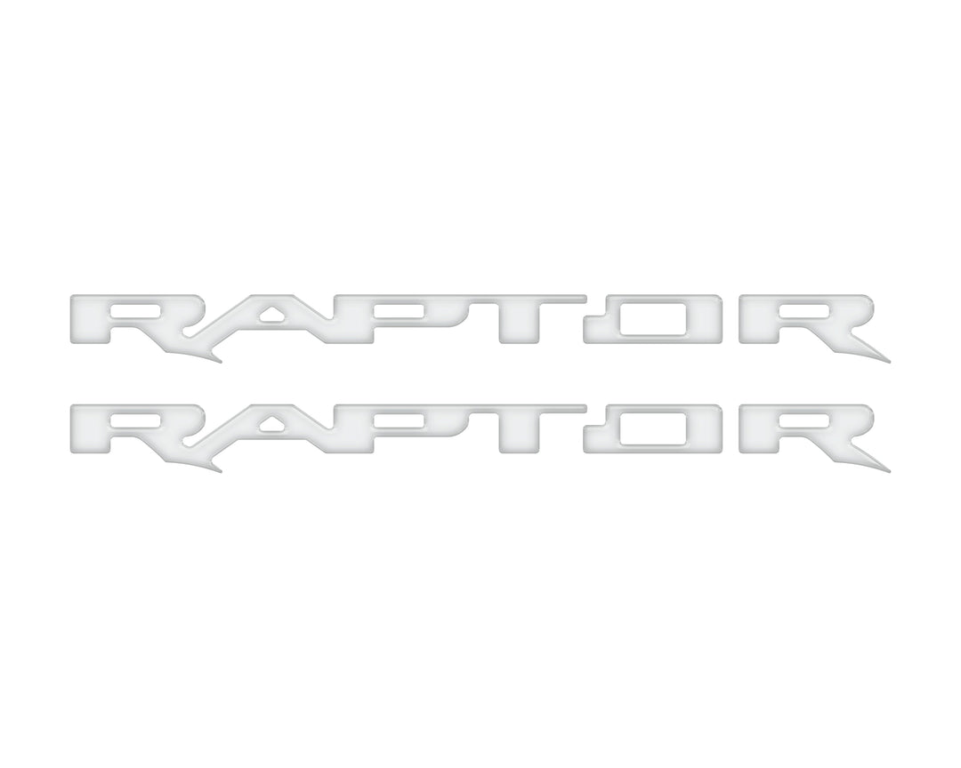 Raptor Running Board Letter Overlays Fits 2022-2025 Ford Bronco Raptor