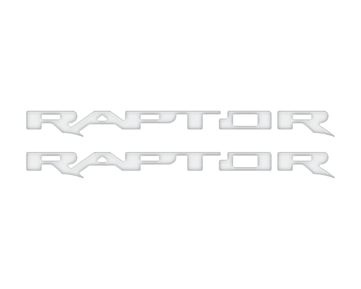 Raptor Running Board Letter Overlays Fits 2022-2025 Ford Bronco Raptor