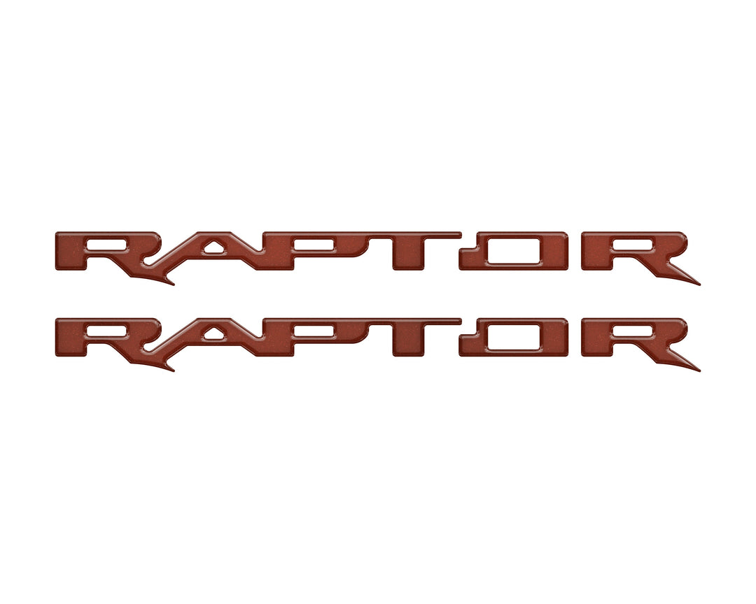 Raptor Running Board Letter Overlays Fits 2022-2025 Ford Bronco Raptor