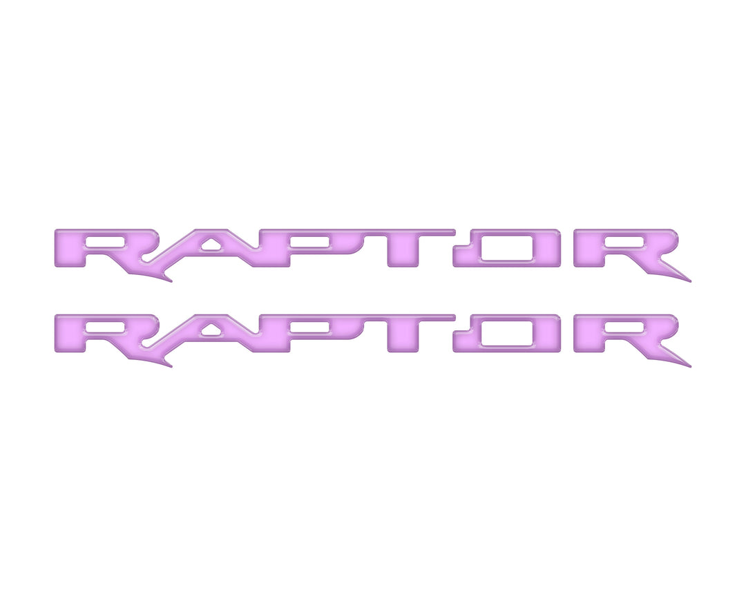 Raptor Running Board Letter Overlays Fits 2022-2025 Ford Bronco Raptor