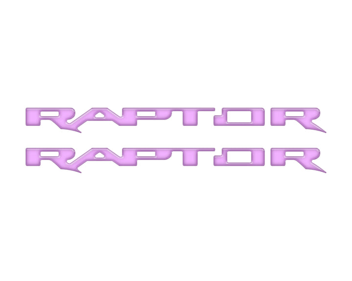 Raptor Running Board Letter Overlays Fits 2022-2025 Ford Bronco Raptor