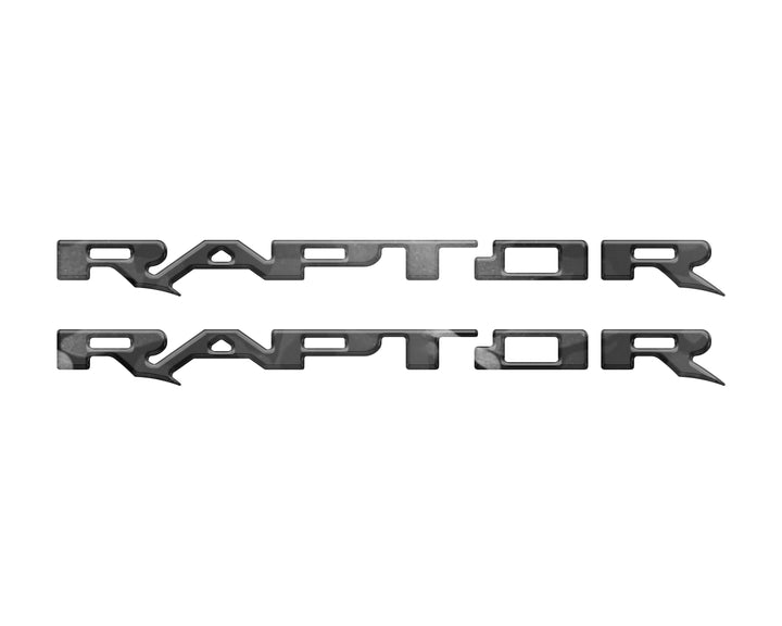 Raptor Running Board Letter Overlays Fits 2022-2025 Ford Bronco Raptor