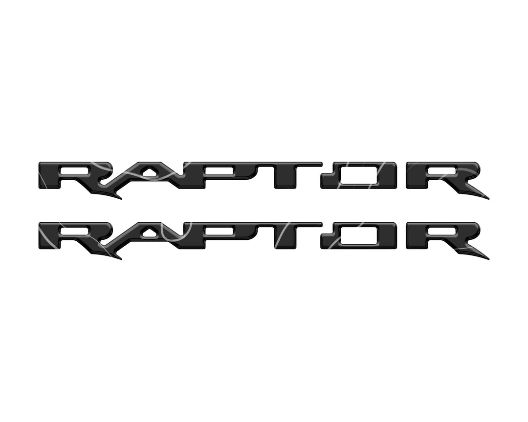 Raptor Running Board Letter Overlays Fits 2022-2025 Ford Bronco Raptor