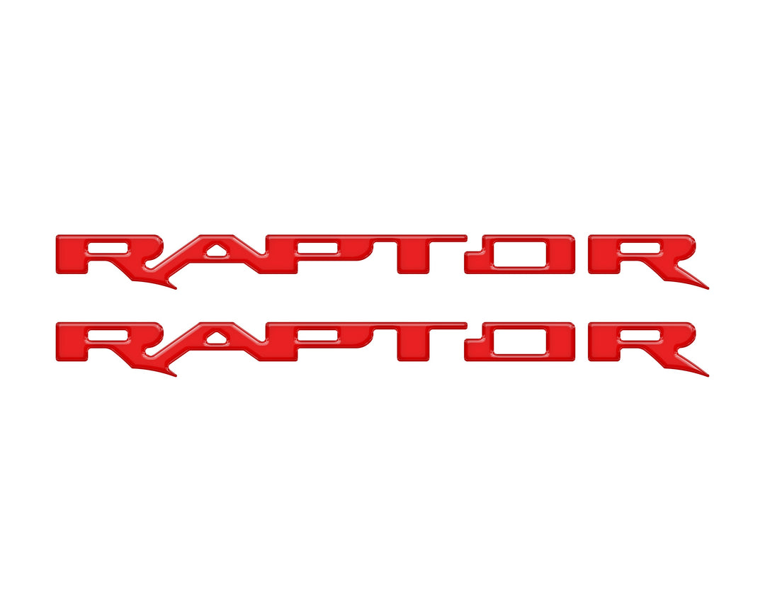Raptor Running Board Letter Overlays Fits 2022-2025 Ford Bronco Raptor