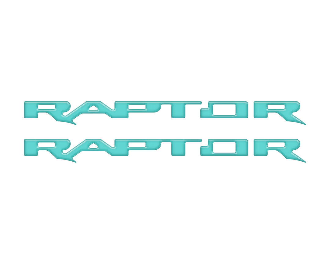 Raptor Running Board Letter Overlays Fits 2022-2025 Ford Bronco Raptor
