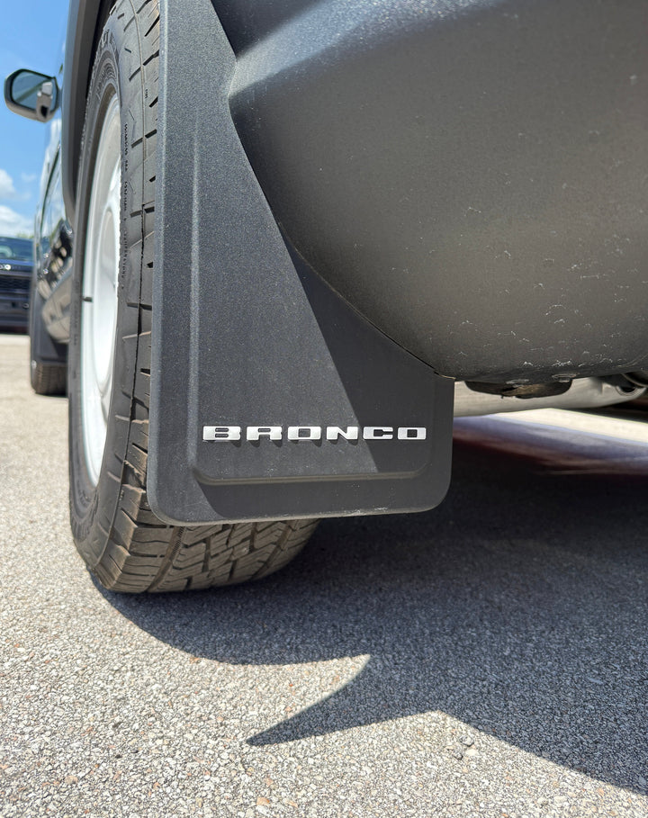 Rear Mudflap Letter Inserts Fits 2021-2026 Ford Bronco Sport