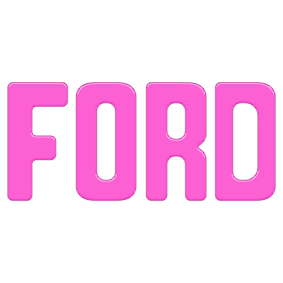 Slideout Tailgate Letter Inserts Fits 2021-2026 Ford Bronco