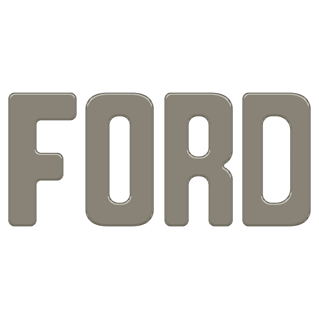 Slideout Tailgate Letter Inserts Fits 2021-2026 Ford Bronco