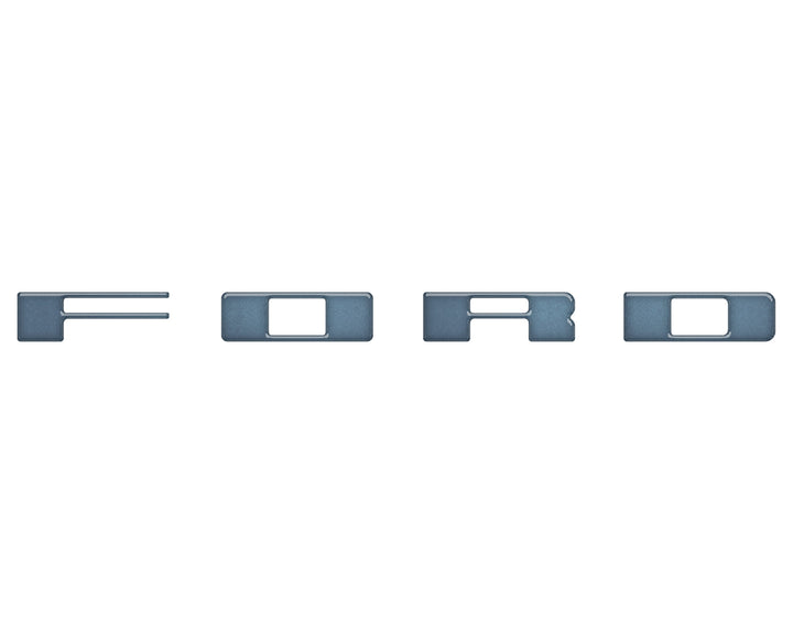 Bronco Heritage Grille Letter Overlays Fits 2023-2026 Ford Bronco