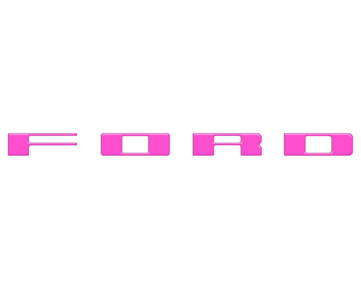 Bronco Heritage Grille Letter Overlays Fits 2023-2026 Ford Bronco
