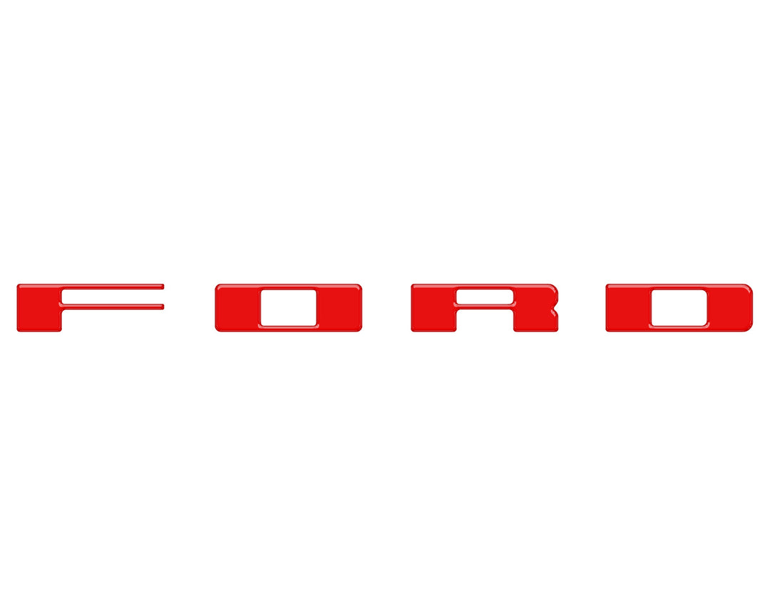 Bronco Heritage Grille Letter Overlays Fits 2023-2026 Ford Bronco