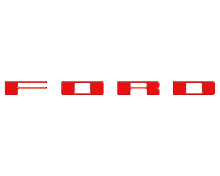Bronco Heritage Grille Letter Overlays Fits 2023-2026 Ford Bronco