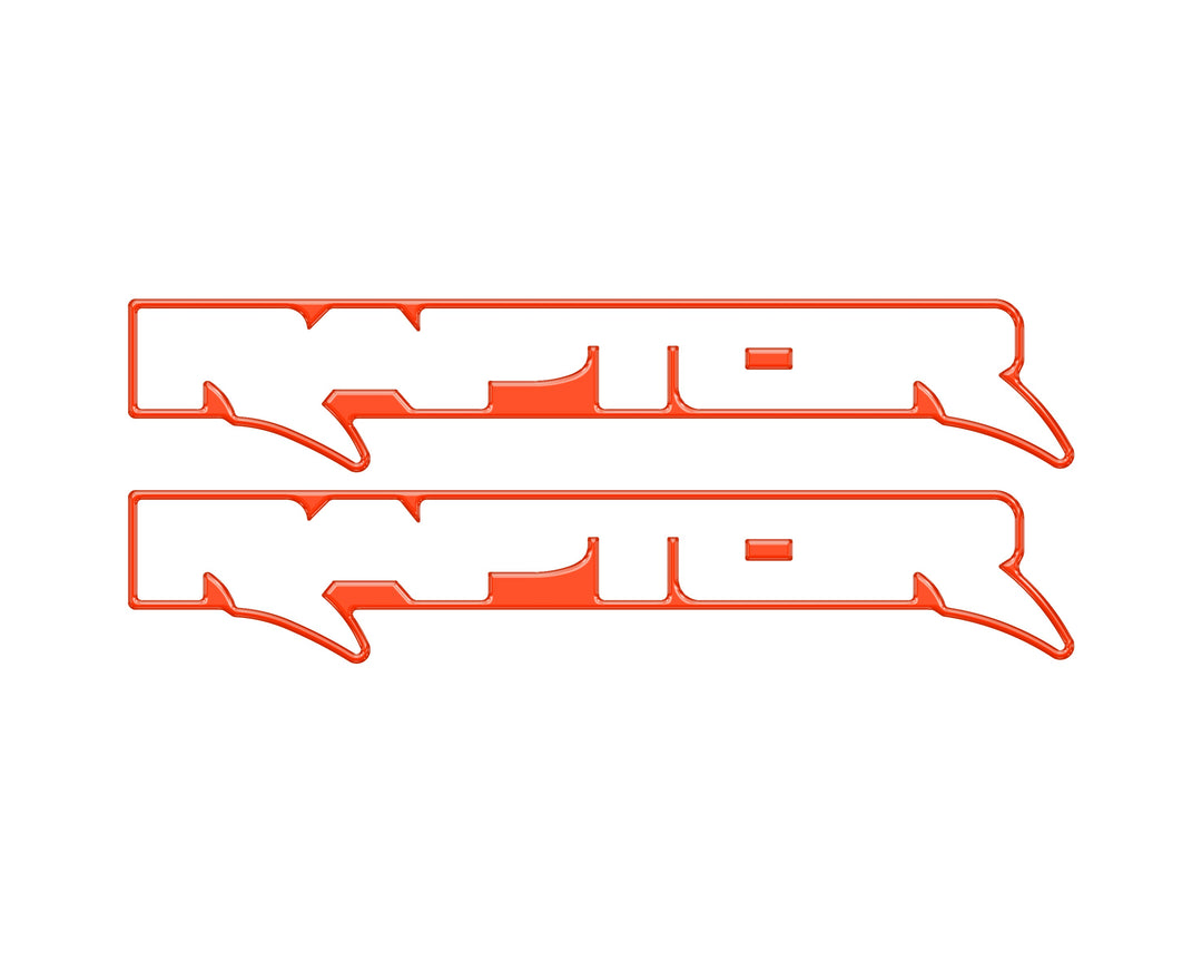 Raptor Floor Mat Emblem Inserts Fits 2022-2026 Ford Bronco &amp; 2024-2026 Ranger Raptor