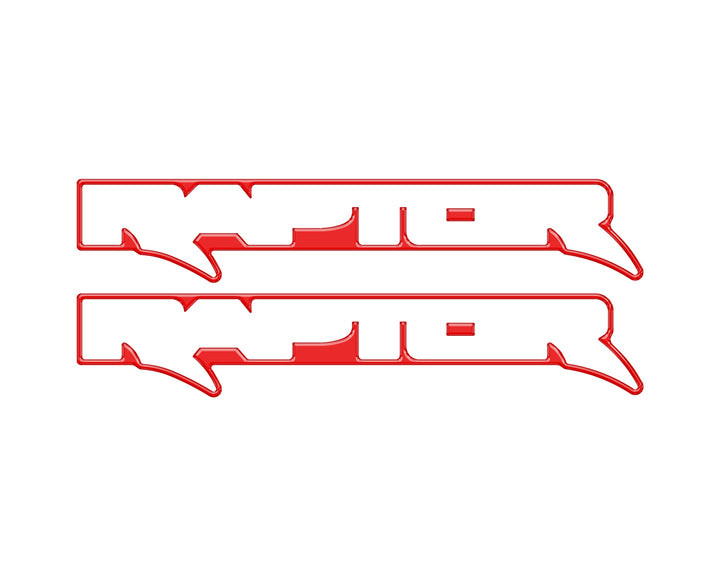 Raptor Floor Mat Emblem Inserts Fits 2022-2026 Ford Bronco &amp; 2024-2026 Ranger Raptor