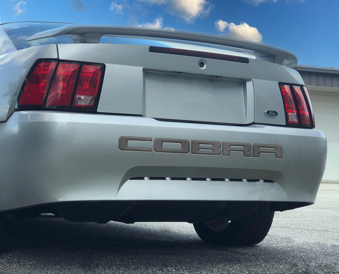 Bumper Letter Inserts Fits 2003-2004 Ford Mustang Cobra