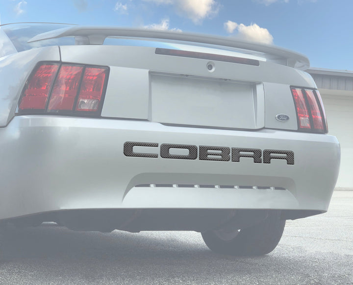 Bumper Letter Inserts Fits 2003-2004 Ford Mustang Cobra