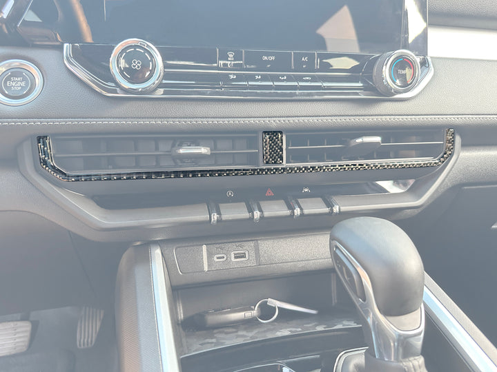 Center A.C. Vent Accent Trim Fits 2023-2025 Chevrolet Colorado & GMC Canyon