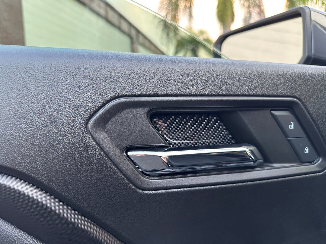 Door Handle Pocket Accent Trim Fits 2023-2026 Chevrolet Colorado/Silverado Refresh Interior