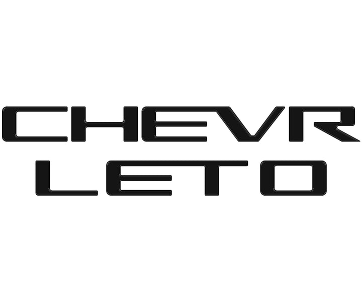 Tailgate Letter Inserts Fits 2023-2025 Chevrolet Colorado