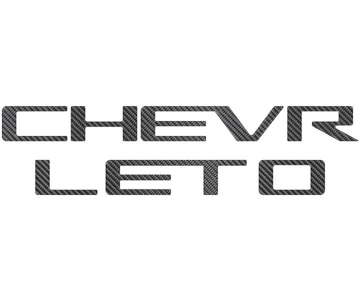Tailgate Letter Inserts Fits 2023-2025 Chevrolet Colorado