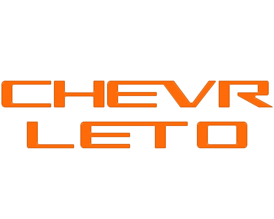 Tailgate Letter Inserts Fits 2023-2025 Chevrolet Colorado