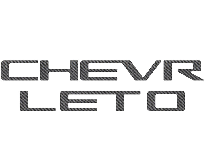 Tailgate Letter Inserts Fits 2023-2025 Chevrolet Colorado
