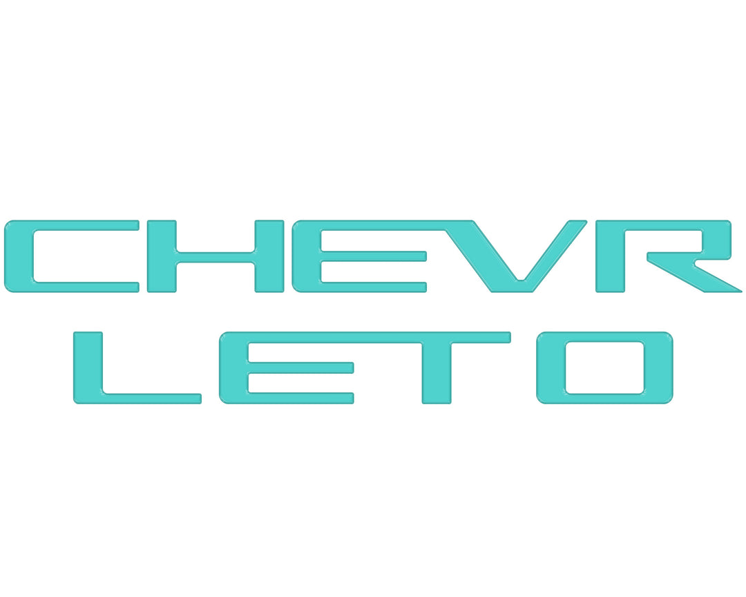 Tailgate Letter Inserts Fits 2023-2025 Chevrolet Colorado