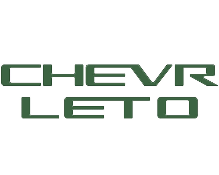 Tailgate Letter Inserts Fits 2023-2025 Chevrolet Colorado