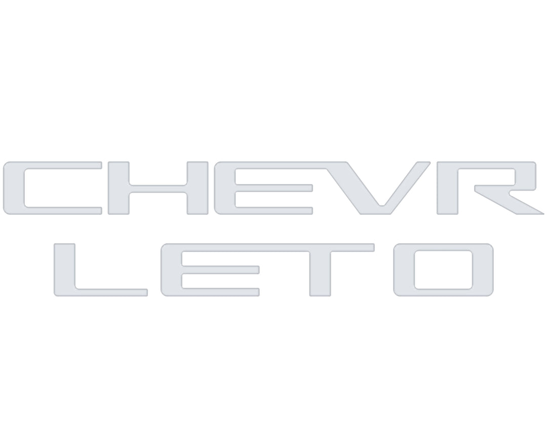 Tailgate Letter Inserts Fits 2023-2025 Chevrolet Colorado