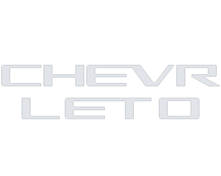 Tailgate Letter Inserts Fits 2023-2025 Chevrolet Colorado