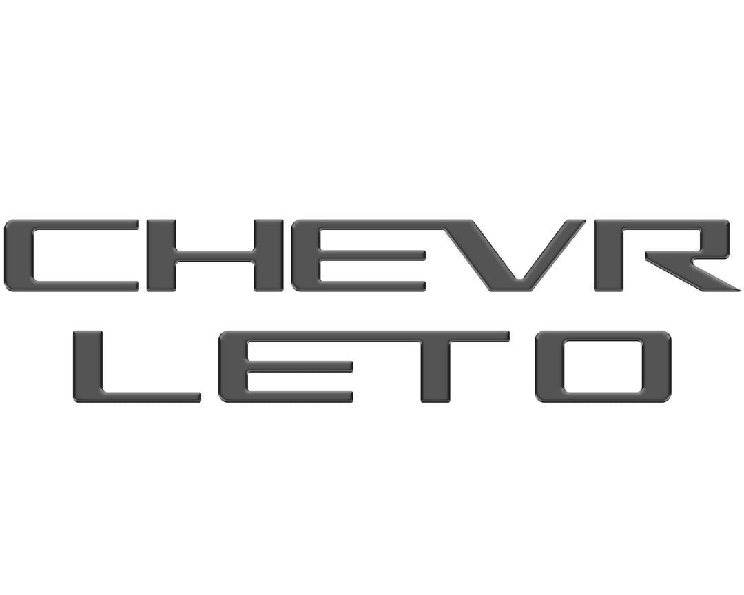 Tailgate Letter Inserts Fits 2023-2025 Chevrolet Colorado