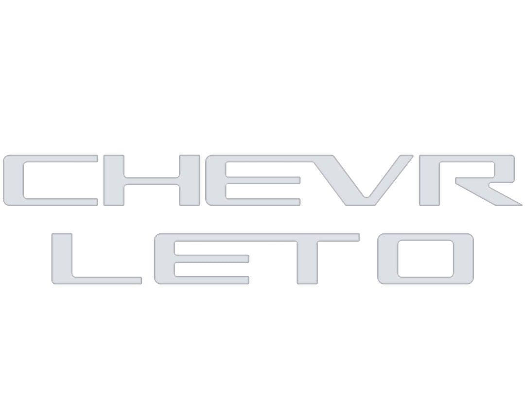 Tailgate Letter Inserts Fits 2023-2025 Chevrolet Colorado