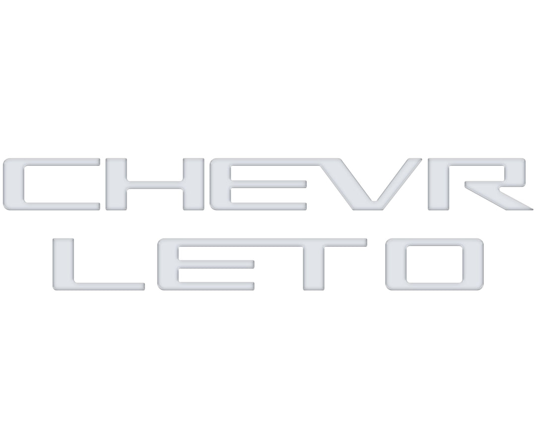 Tailgate Letter Inserts Fits 2023-2025 Chevrolet Colorado